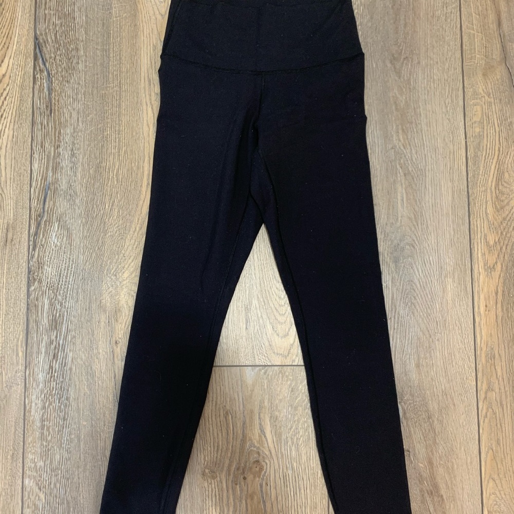 Lululemon Wonder Under - Black - Size 4 - image 2